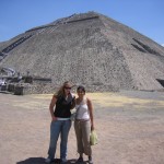 In Teotihuacan with Debby!