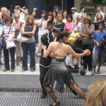 Tango show in the streets of BA