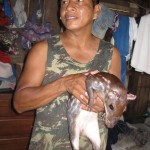 Domestic pet in the Amazon